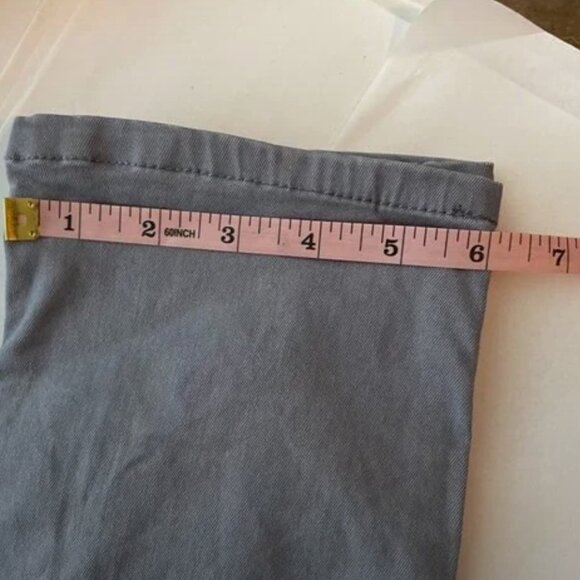 Democracy "Ab" Technology Mid-Rise 6-Pocket Gray Ankle Casual Pants - Size 10 - Picture 2 of 8